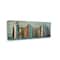 Stupell Industries Books And Birds Green Blue Textured Painting Canvas Wall Art